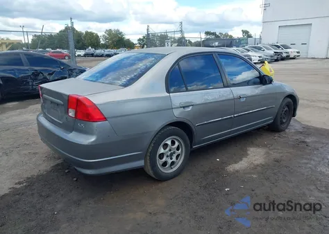 2005 Honda Civic Lx from USA, damaged, VIN 2HGES165X5H569743